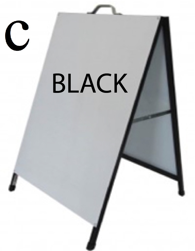Black A- Frame "C"- Jack Flash Signs